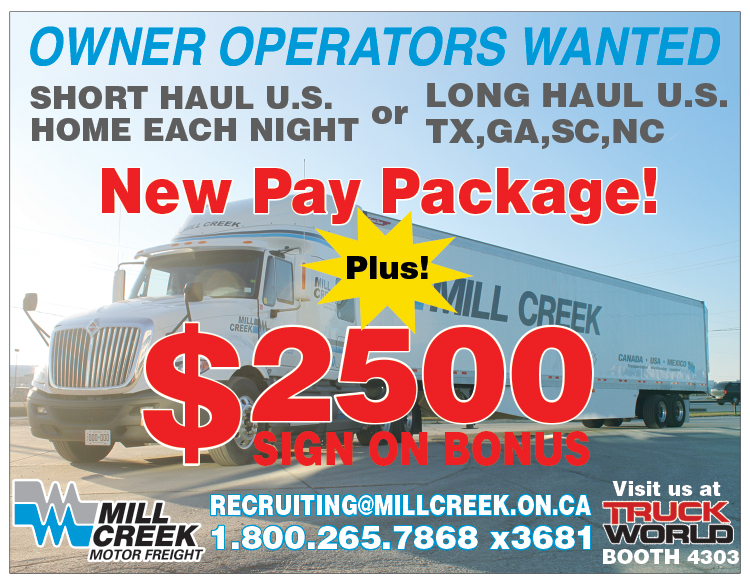 Mill Creek Motor Freight Over The RoadOver The Road