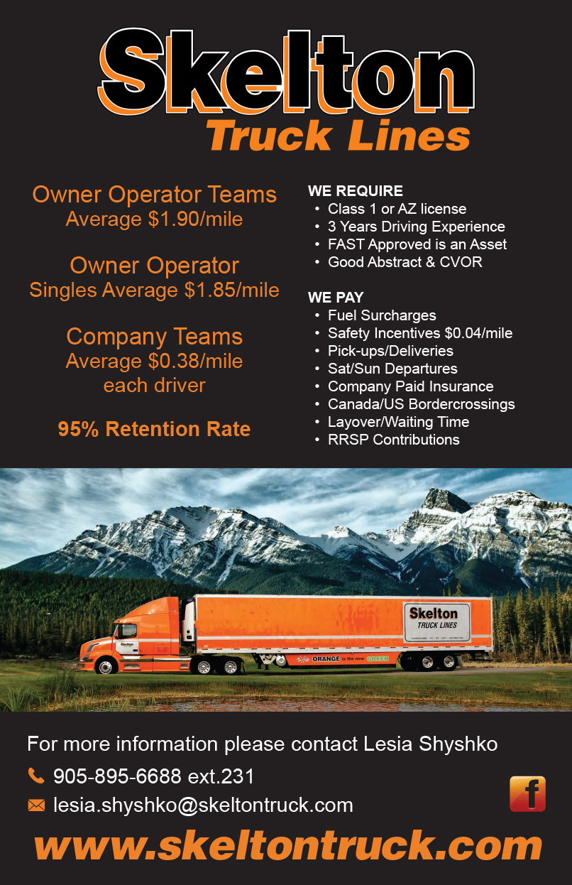 Skelton Truck Lines Ltd. Over The RoadOver The Road