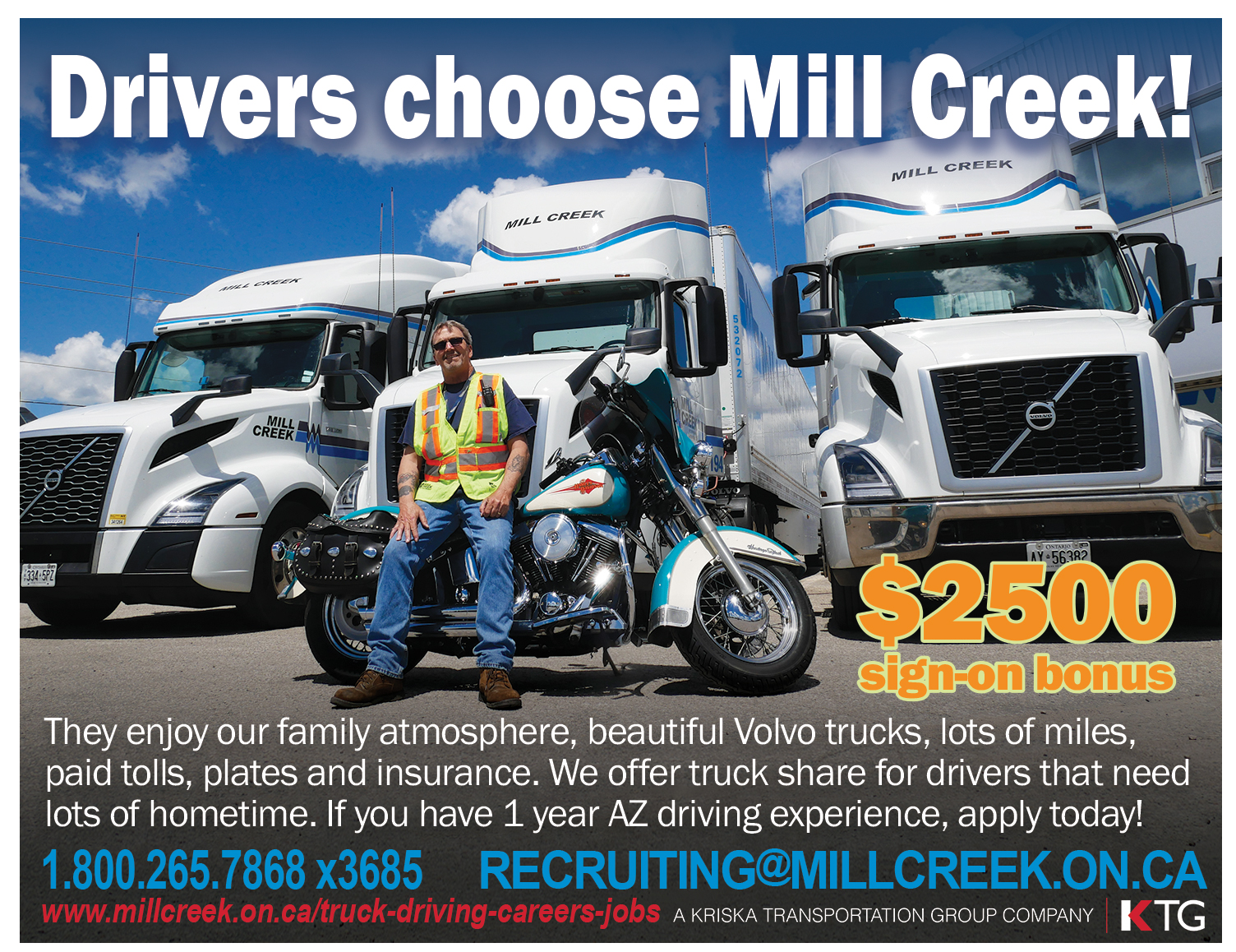 Mill Creek Motor Freight Over The RoadOver The Road